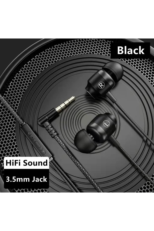 3.5mm-Black NEW Magnetic Wired Game Headphone L Jack HIIF Bass Stereo Music Headset 3.5mm AU