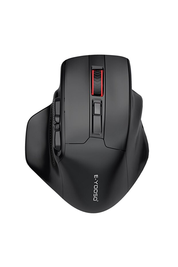 black E-YOOSO X-31 USB 2.4G Wireless Gaming Large Mouse for Big Hands PAW3212 4800 DPI 5 Buttons for