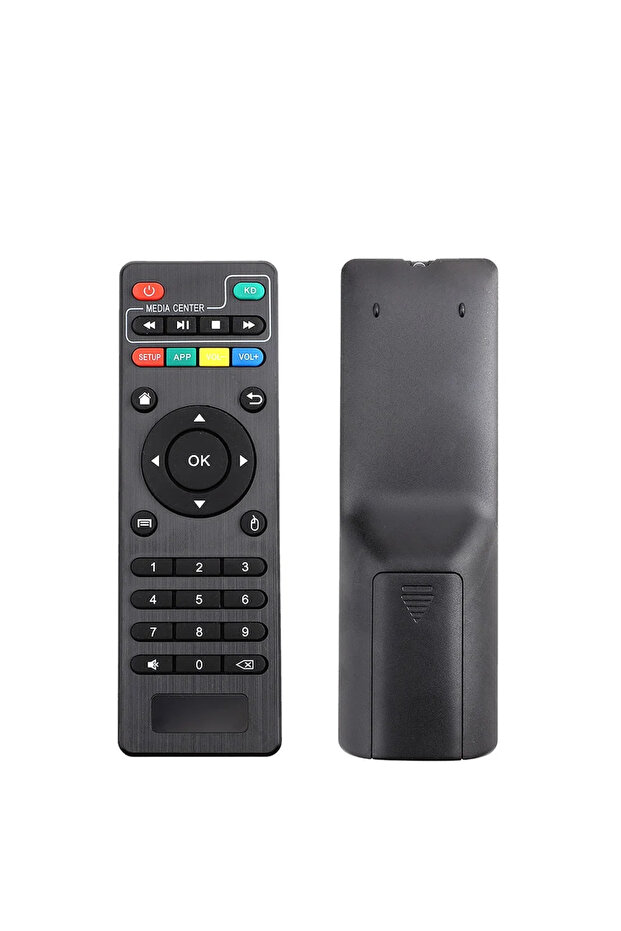 جهاز تحكم عن بعد عالمي أسود لجهاز X96 X96mini X96W Android TV Box وحدة تحكم بالأشعة تحت الحمراء لجهاز فك التشفير X96