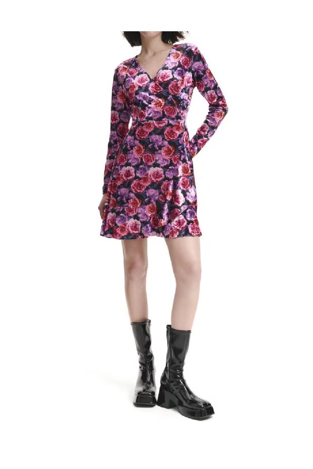 Rochie scurta, Floral