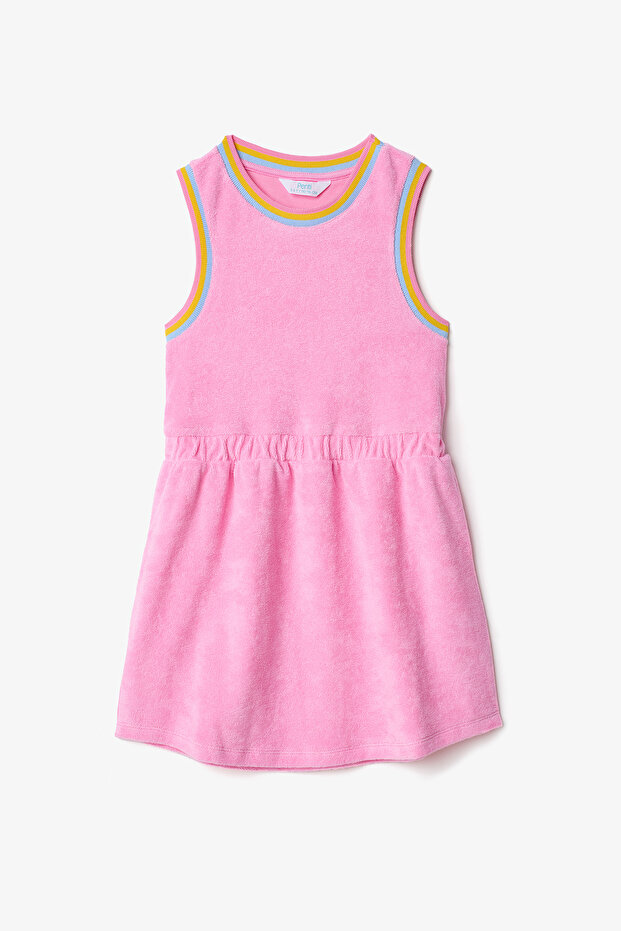 Pink Girl's Nomi Short Terry Dress