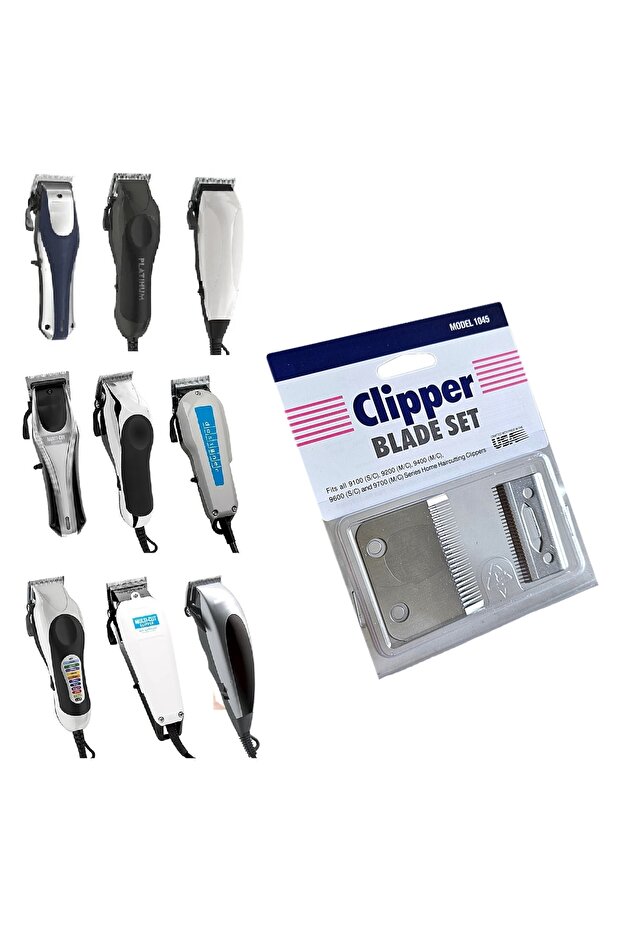 شفرة بديلة 1045 تناسب ماكينات حلاقة Wahl طرازات Basic/Multi-Cut/Premium/Deluxe 9100، 9200، 9400، 9600...