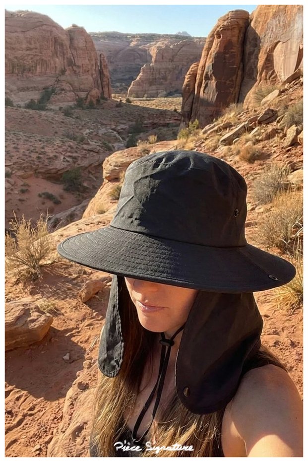 Unisex Legionnaire Hat - Uv Sun Protection, Breathable Outdoor Camping and Safari Hat