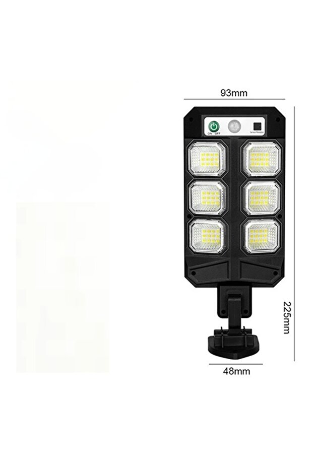 C-1000W 90000000LM 8500W Outdoor Motion Sensor Light Remote Control Solar Powered Lamp Garden Lighti