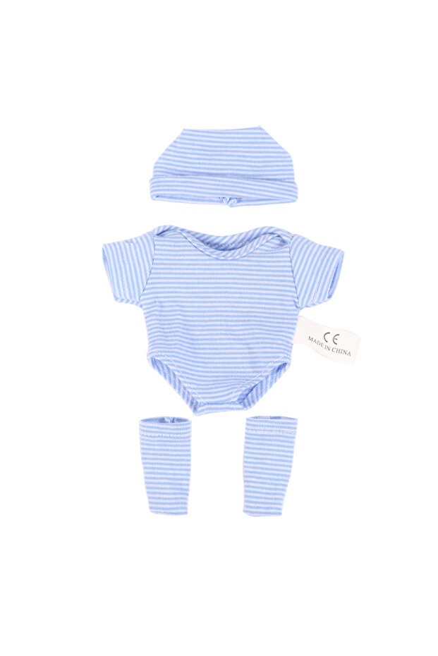stripedBL Dolls Clothes for 20cm Baby Dolls DIY Doll Accessories for 20cm Dolls Sweater Jumpsuite Cl