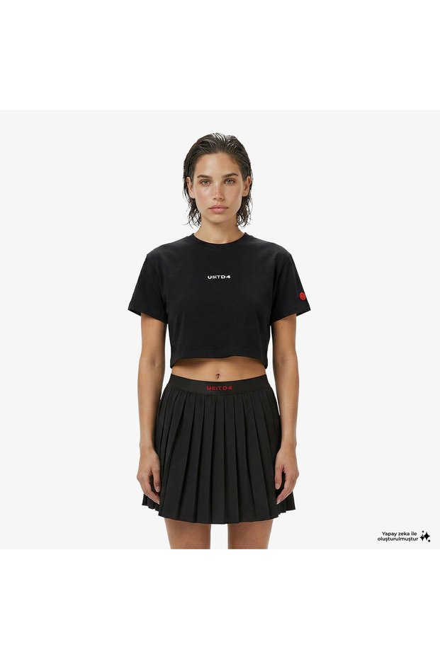 Regular Fit Women's Black T-Shirt