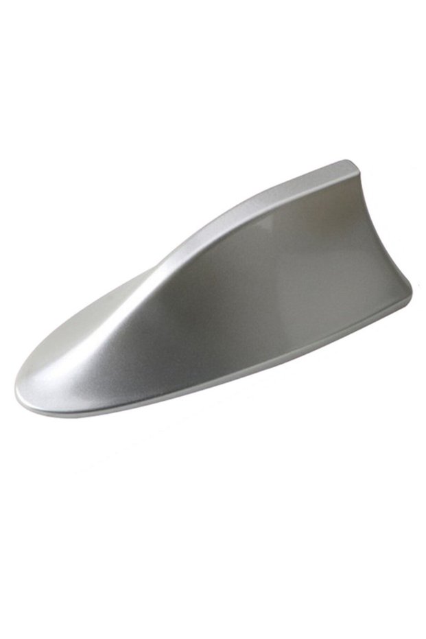 A Silver Universal Car Antennas Shark Fin Antenna Auto Radio Signal Aerials Roof Antennas For Car Mo
