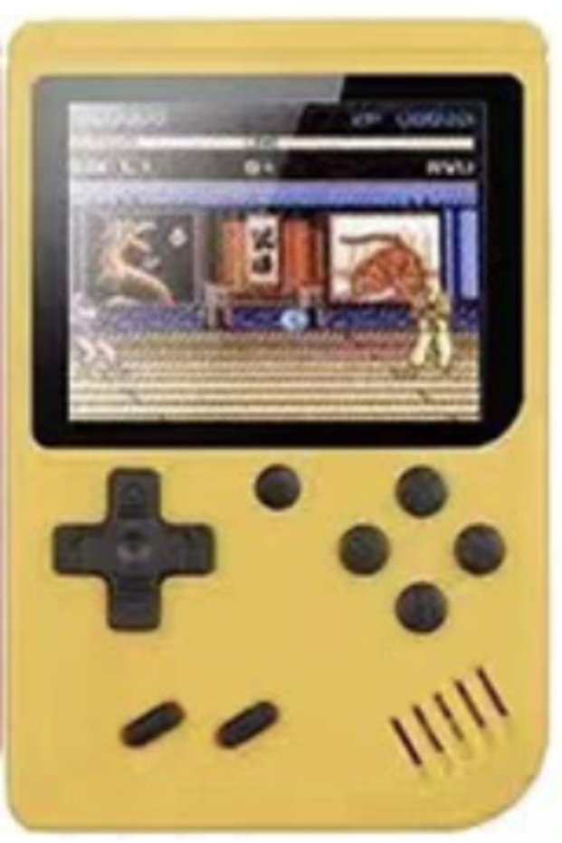Gold Retro Handheld Games Console Built-in 400 Video Games Portable Gaming Player with 2.4 Inch IPS