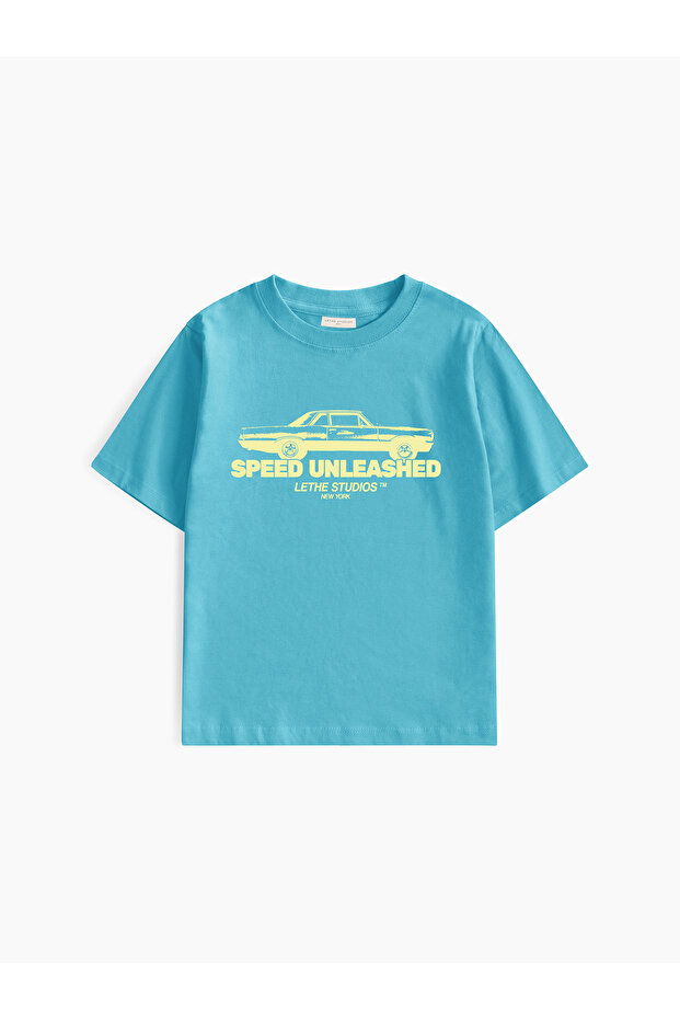 تي شيرت للأطفال مطبوع عليه Speed Unleashed - 3