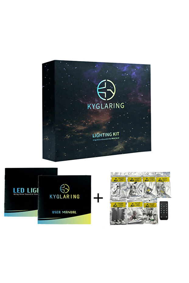 RC Version Kyglaring LED Light Kit Suitable for Lego 10333 The Lord of the Rings: Barad-dûr Building