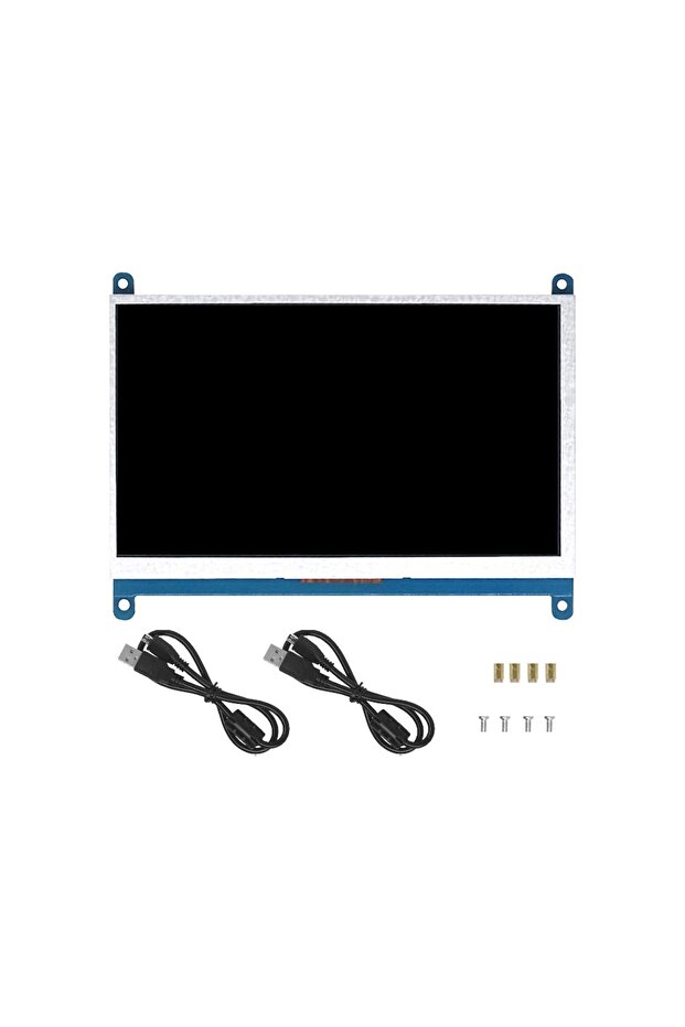 شاشة IPS بدون كابل لمس مقاس 7 بوصات Raspberry Pi 4/3/2/B/B+/A+ بدقة 1024x600 وشاشة IPS سعوية تعمل باللمس بخمس نقاط