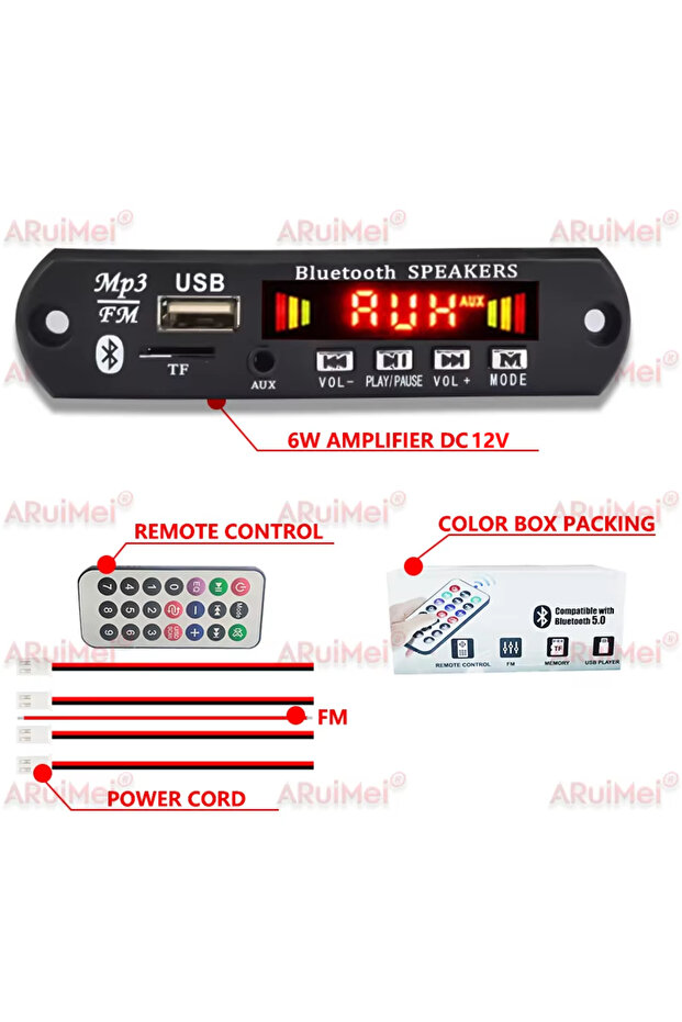 6 واط 160 واط مكبر للصوت بلوتوث 5.1 MP3 فك لوحة 2 * 80 واط مشغل الصوت 12 فولت DIY MP3 لاعب سيارة FM راديو