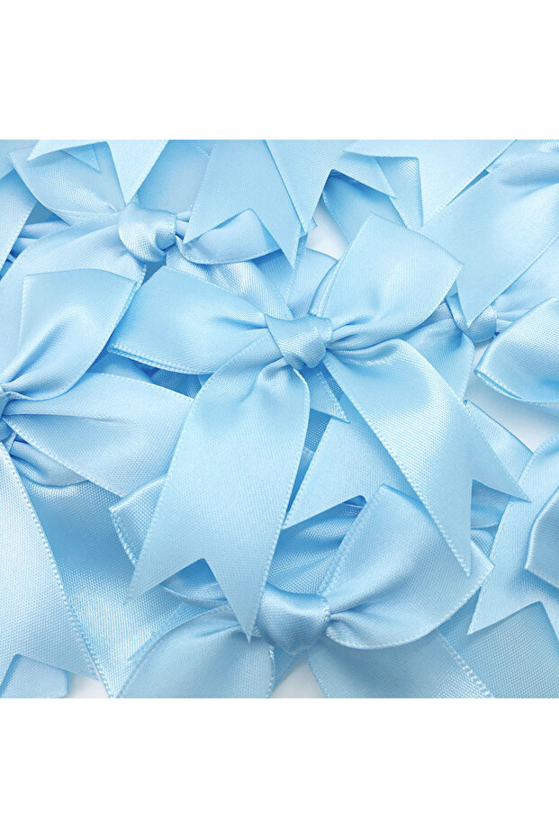 8.5cm x 8.5cm E 50PCS 85*85mm Satin Ribbon Bows Decoration For Craft Gift Flower Headwear Clothing D
