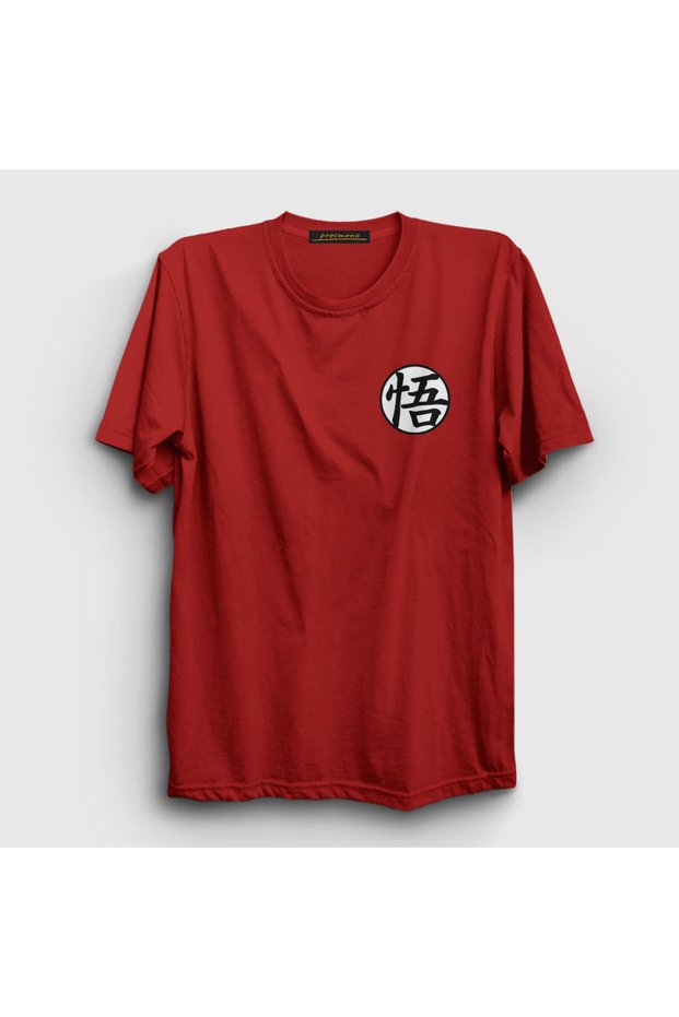 Unisex Red Kanji Go Anime Dragon Ball T-shirt236000tt