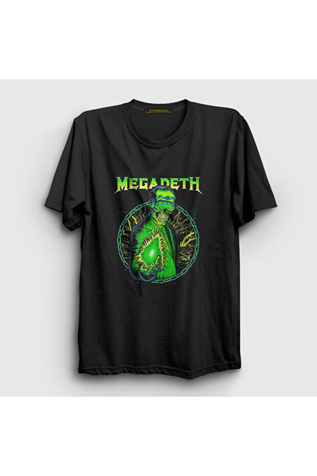 Unisex Black Shine Megadeth T-shirt 66007tt