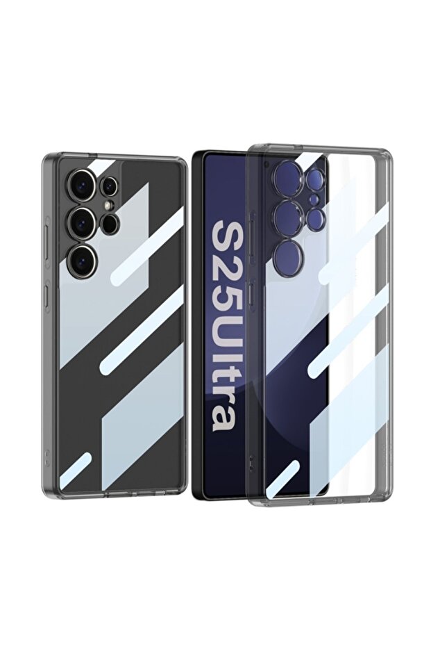 Crystal Transparent Case Compatible with Samsung Galaxy S25 Ultra, Full Coverage Slim and Hard Phone Cover