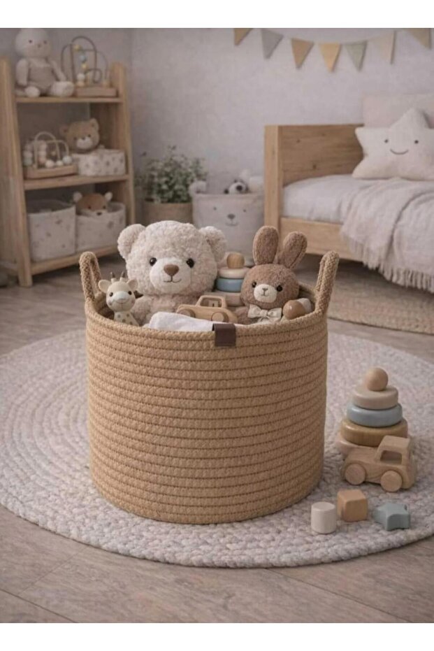 25&25 Multi-Purpose Basket, Bathroom Basket, Toy Basket, Laundry Basket, Towel Basket