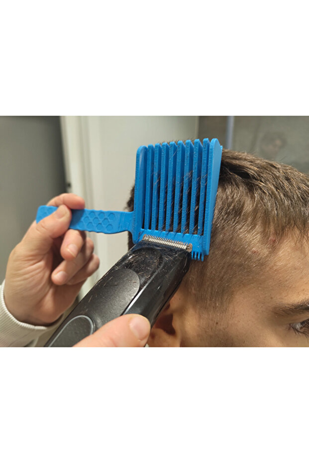 ✂️ مشط تمويه الشعر - مشط تمويه الشعر للحلاقين (أداة مساعدة لقص الشعر)