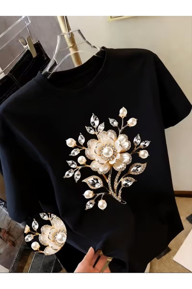 Printed T-Shirt. Short Sleeve Summer & Spring Casual Top Wear T-Shirt