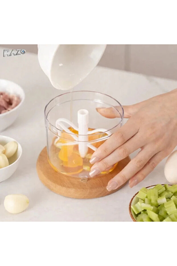 Tocător electric mini, multifunctional, 500 ml - 4