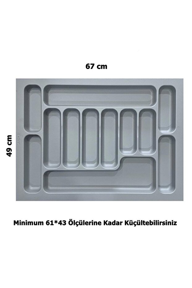 Tesay Premium Drawer Cutlery Organizer – 67 X 49 cm Organizer