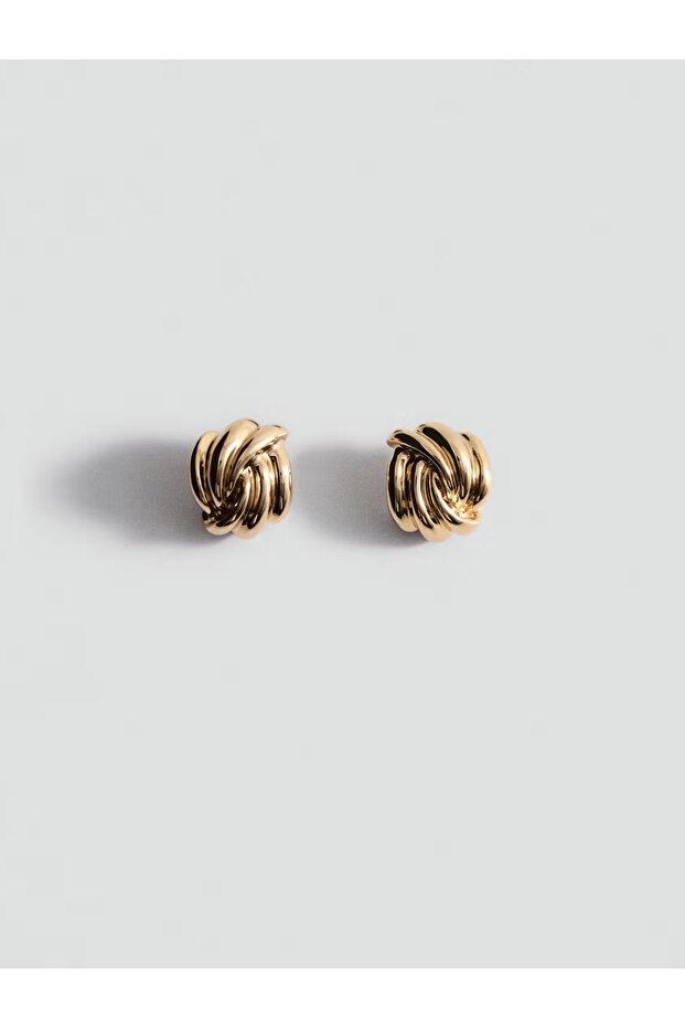 Marka Çelik Gila Gold Earrings