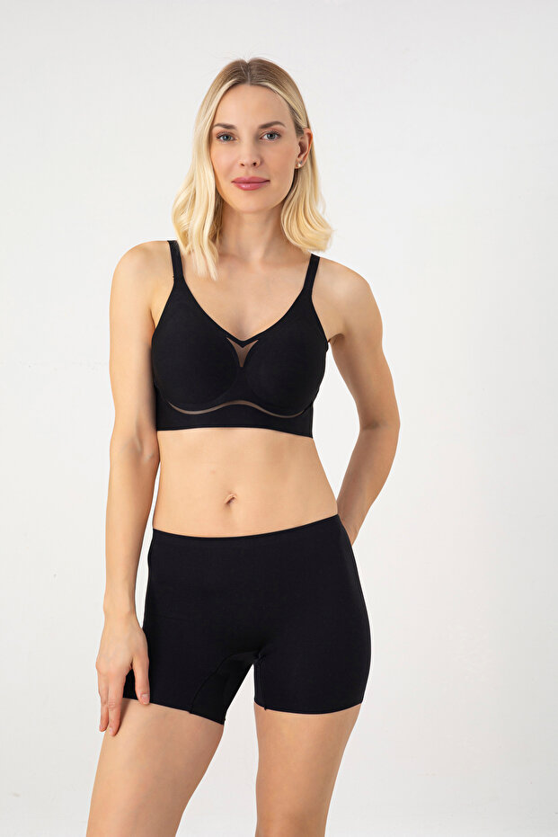Seamless Laser Bra with Removable Pads Without Underwire 2227