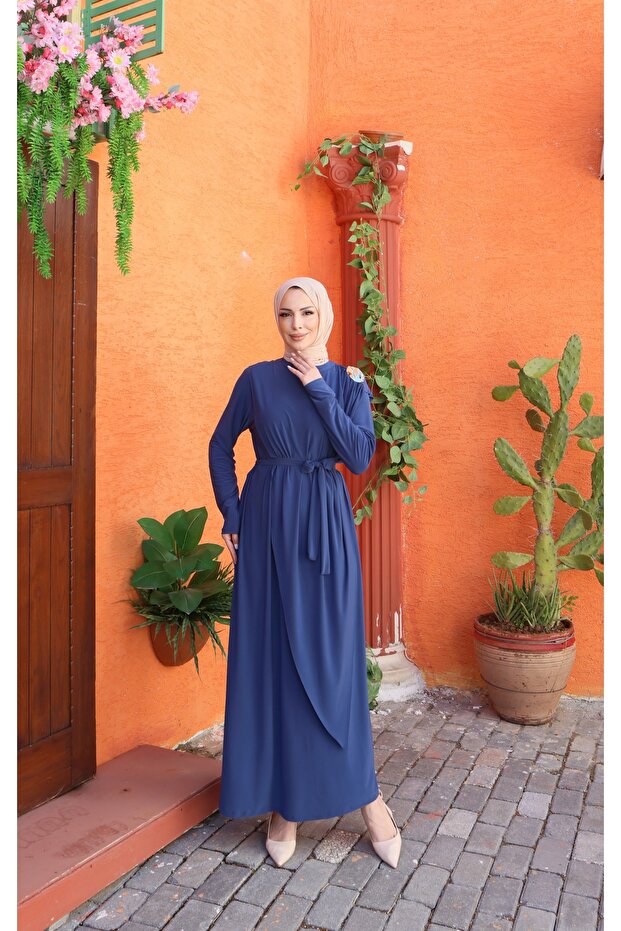 Buckle Cross Sandy Dress