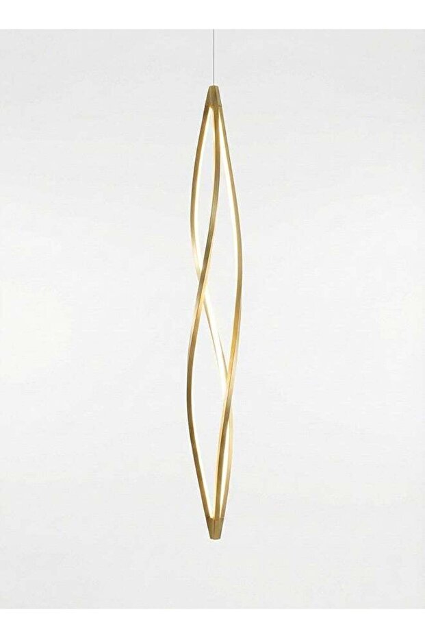 Modern Lighting, Chandelier, Light, Modern chandelier, Gold Color, H:115 cm, D:13.5 cm, Suitable for stairs, window side, Adjustable height