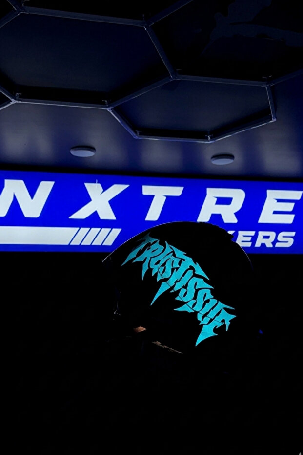 Trustissue Helmet Sticker Label with Ultra-Reflective Night-Glowing for Helmet (1 Piece)