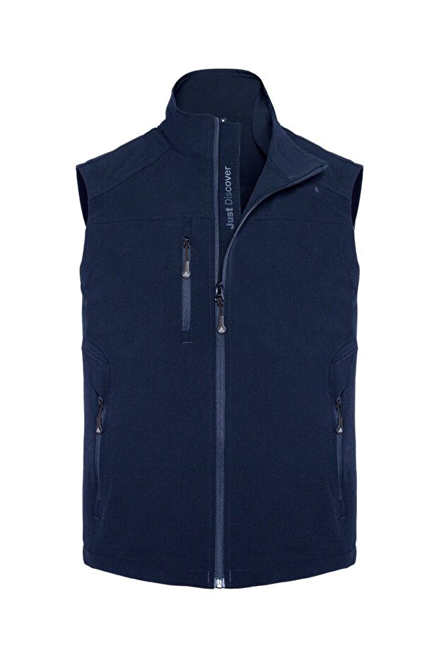 My Form Discover Stretch Vest-Dark Blue