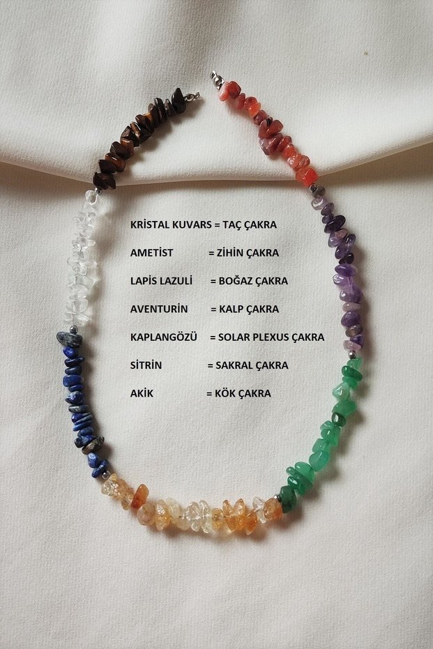 Certified Natural Stone Cracked Stone Chakra Pendant