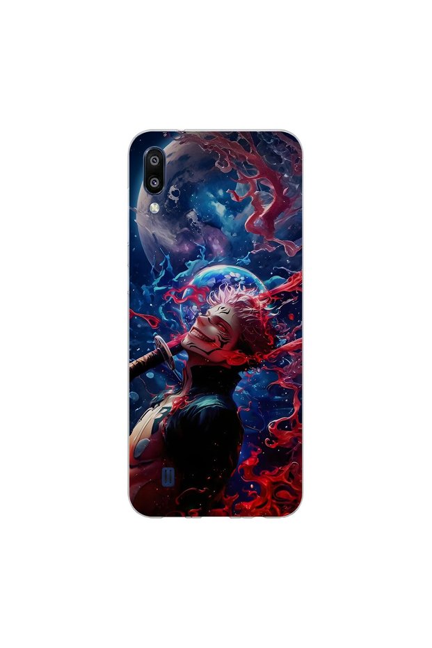 Samsung Galaxy M10 Compatible Anime 10/2 Design Transparent Case