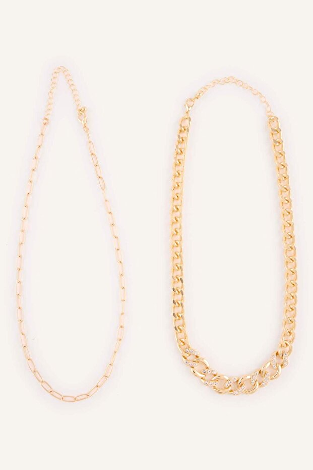 Women's 2-Piece Necklace H3615Axns