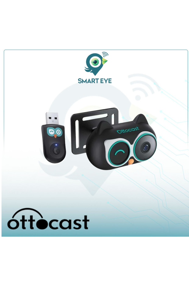 Dash Cam Carplay Adapter Autocast Wireless Carplay and Car Rear Seat Monitor Camera from Smart Eye - 2