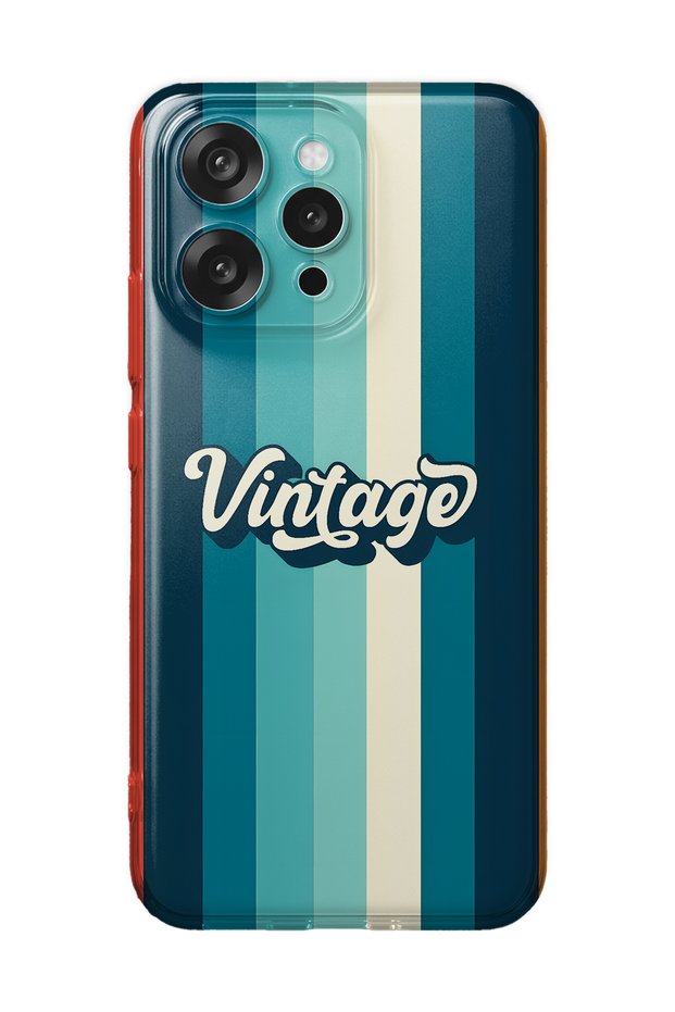 Oppo Reno 15 / 15F Compatible Vintage Patterned Transparent Phone Case