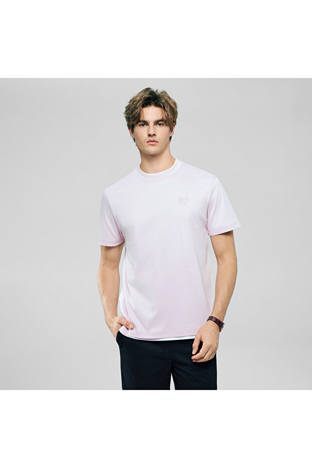 Men's Slim Fit Liquid Touch Cotton Crew Neck Tee