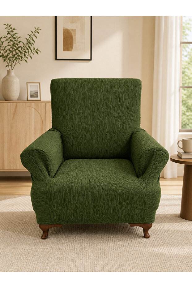 Jacquard Single Sofa Cover Armchair Seat Cover