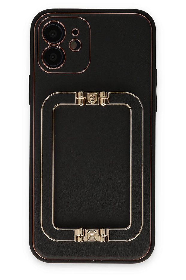 Ilkeshop New iPhone 12 Case Coco Elit Cover (142634) - Black