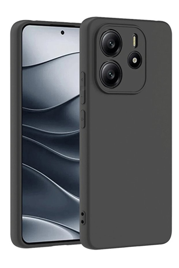 Zengemtx New Redmi Note 14 4g Case First Silicone (130213) - Black