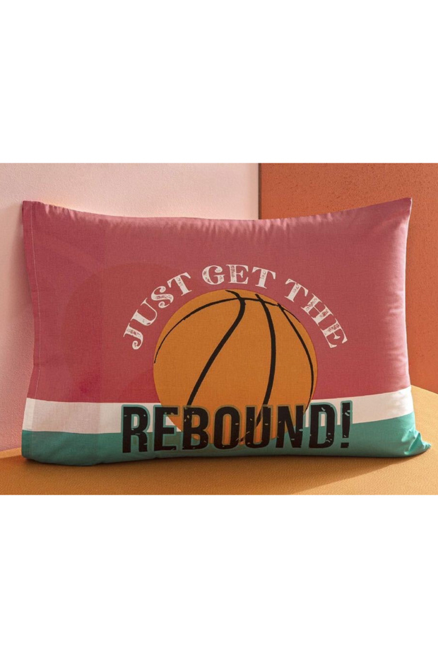 Out Basketball Patterned 100% Cotton 1-Piece Pillowcase 50X70 cm