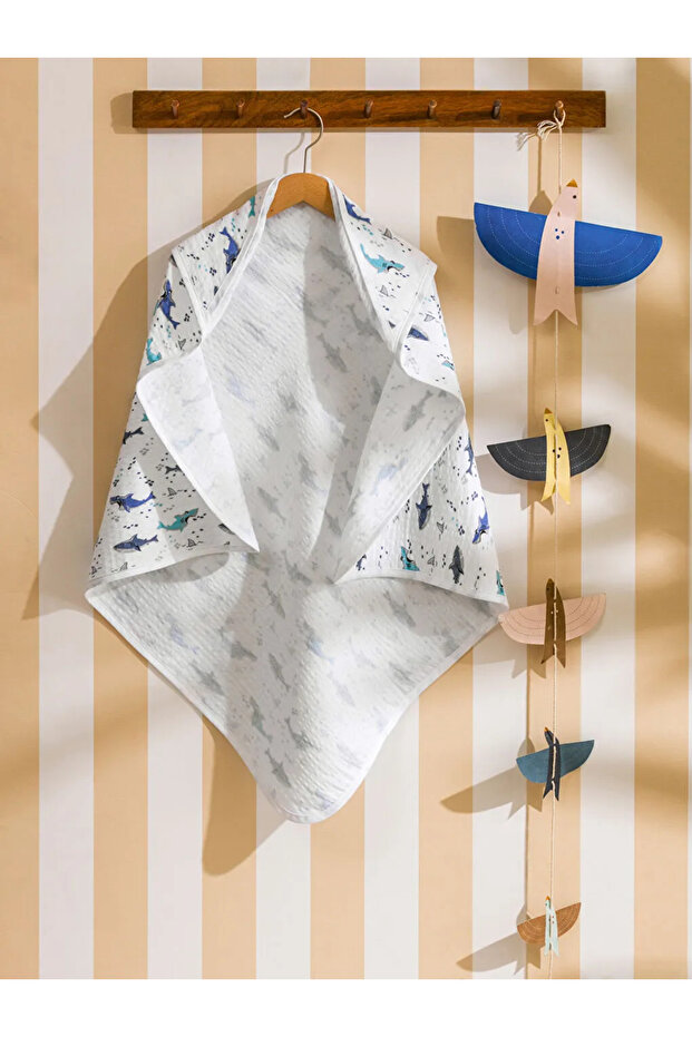Lcw Home Mixed Printed Baby Bath Towel