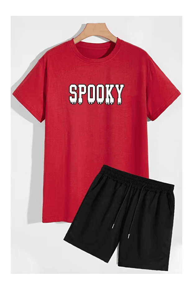 Spooky Written Shorts Set