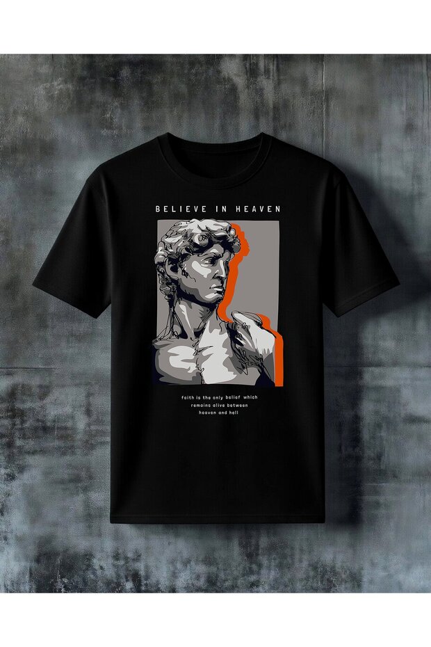 Sculpture Art Printed Oversize T-Shirt