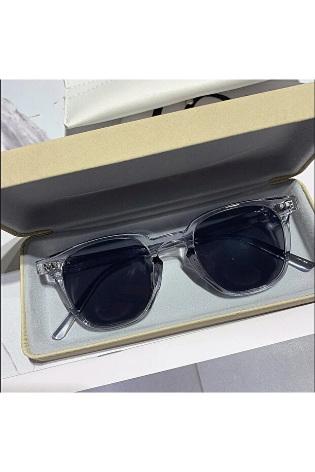 GRAY New Vintage Square Sunglasses Women Men Luxury Brand Small Round Sun Glasses Female Small Eyewe
