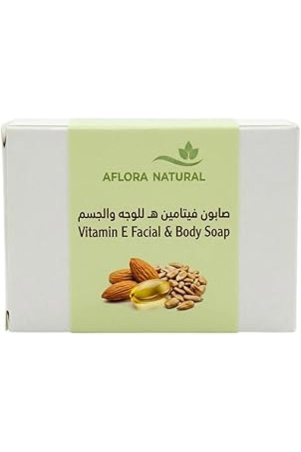 Vitamin E Facial and Body Soap Bar, Smoothing and Purifying, for Radiant, Firm and Healthy-Looking Skin, Botanical Beauty Treatment