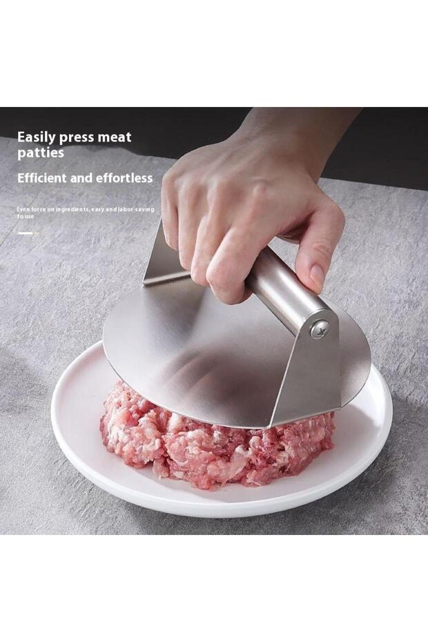 Stainless Steel Burger Press Kitchen Tool High Quality Durable Practical Smash Hamburger Patties ...