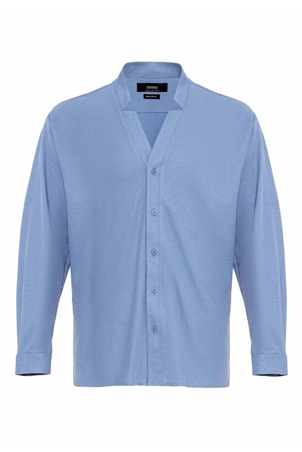 V-neck men's shirt