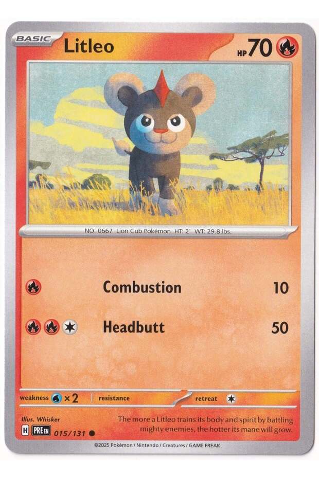 Litleo 015/131 - Prismatic Evolutions - Card (Mint)