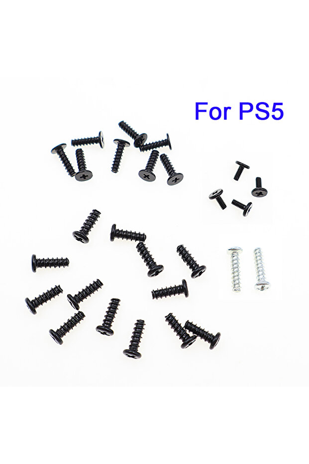 مجموعة كاملة من البراغي ذات الرأس المتقاطع لوحدة تحكم PS5 DualSense، طقم من 27 قطعة (1-5 مجموعات/حزمة)